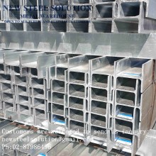 2.4M GALVANISED C RETAINING WALL POST FOR 100MM SLEEPER-125C POST FOR LANDSCAPING